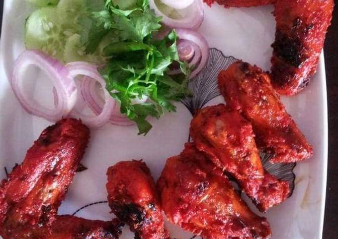 Crispy Chicken Wings Tandoori