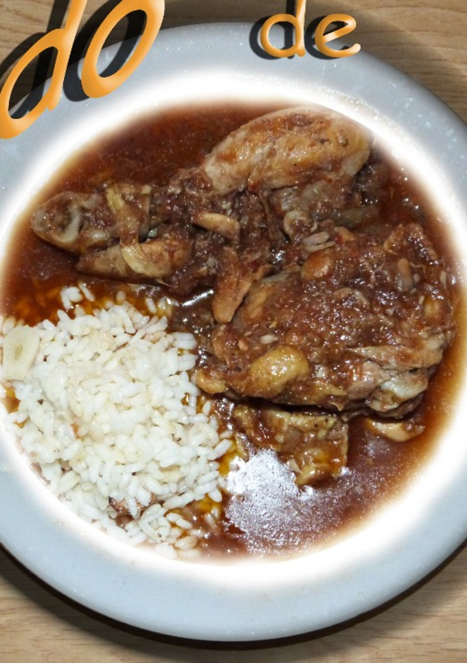 Una foto de Pollo rustido