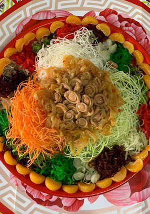 Hình của món Gỏi cá thịnh vượng.