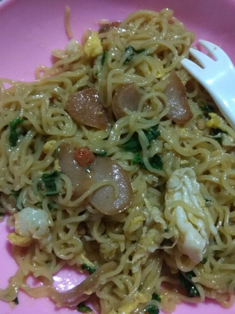 Cara Bikin MPASI Mi Goreng Telur Puyuh Bayam (kreasi dari Promina Sup Mi) Untuk Pemula