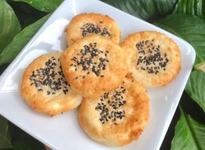 Hình của món Bánh sắn nướng (khoai mì).