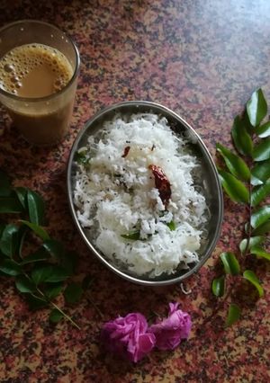 A picture of Coconut sevai.