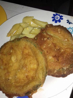 Una foto de Milanesas de zapallito
