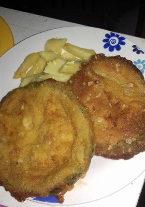 Una foto de Milanesas de zapallito