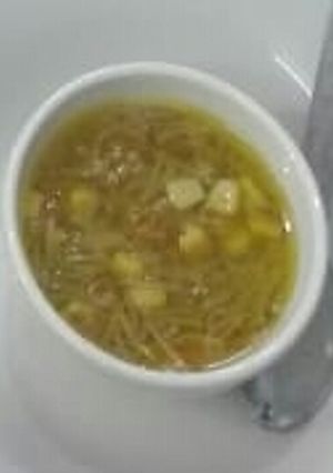 صورة لوصفة ازكى و اسهل شوربة خضار