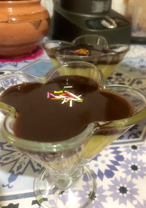 صورة لوصفة تحلية فانيلا بالشوكولاتة ڤناش