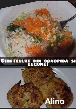 O poză a rețetei Chifteluțe din conopidă și legume!!.