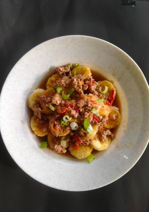 Foto resep Tofu Siram Daging Sapi