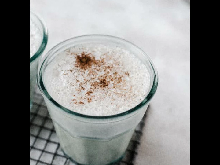 Recipe Horchata #myuniquericerecipe the So Delicious Can spoil the tongue