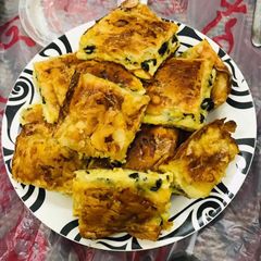 Phyllo cheese pie🧀 (Egyptian Goulash) A picture of Phyllo cheese pie🧀 (Egyptian Goulash).