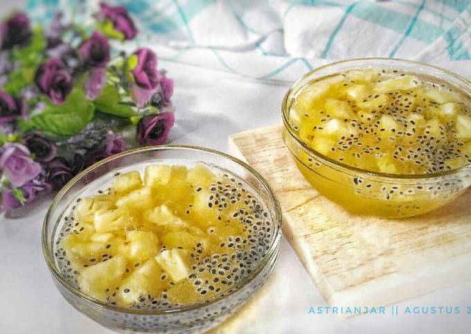 Resep Es Buah Nanas (#Pr_esbuah) oleh 🍒Astri Anjar🍍 - Cookpad