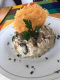 Risotto con champiñones