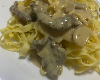 New Recipe Beef stroganoff pasta Yummy