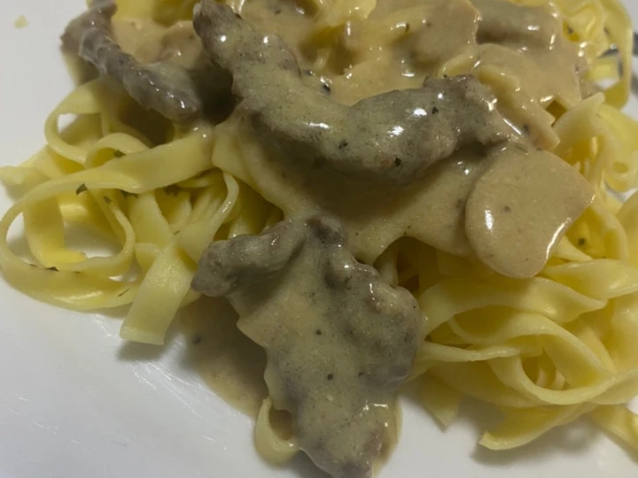 Easy Way Make Recipe Beef stroganoff pasta that is  Makes Drooling, Appealing}