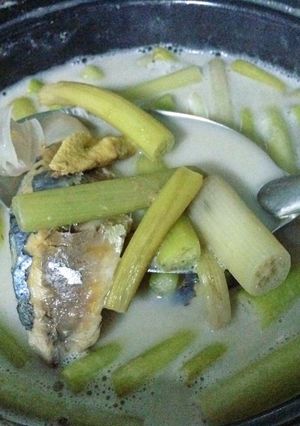 รูปของ ต้มกะทิสายบัวปลาทูไข่