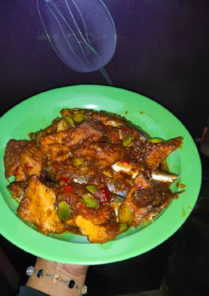 Foto resep Ikan kembung tahu asam manis pedas