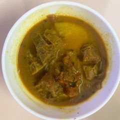 Muslim style village mutton curry(ஆணம்) A picture of Muslim style village mutton curry(ஆணம்).