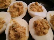 A picture of southern deviled eggs