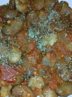 صورة لوصفة فول بالطماطم