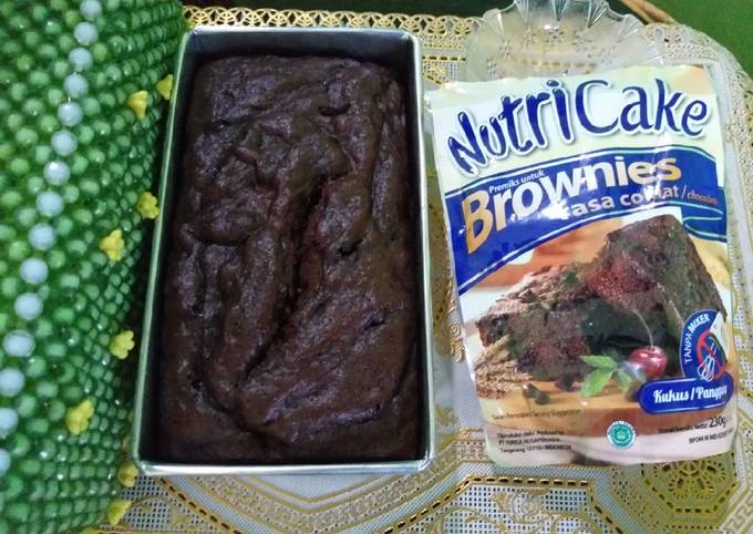 Brownies coklat Nutri cake #5 resep pertamaku