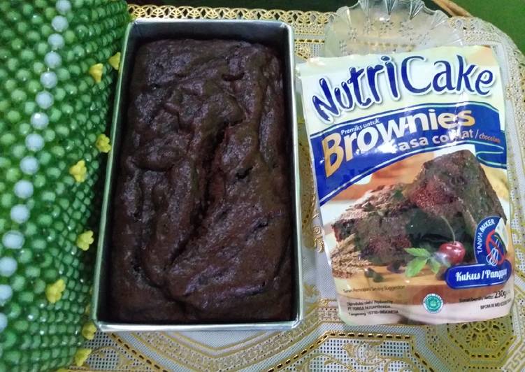Brownies coklat Nutri cake #5 resep pertamaku