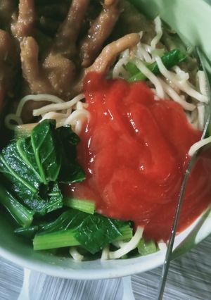 Foto resep Mie ayam sederhana