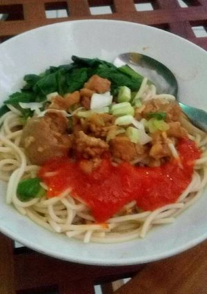 Foto resep Spagetti Ayam
