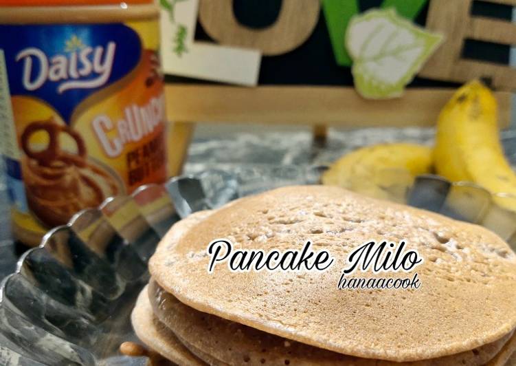 Pancake Milo Tanpa Susu - anekaresepienak.com