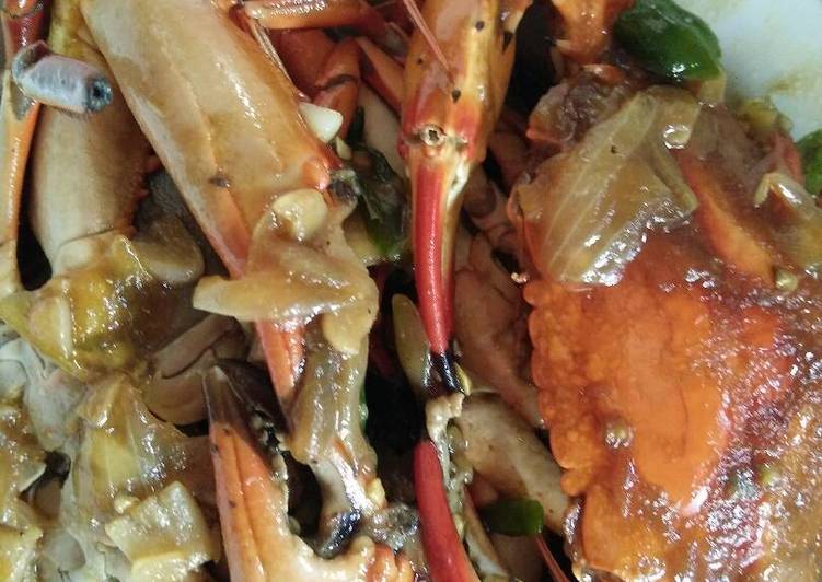 Kepiting Saus Tiram Cabe Rawit