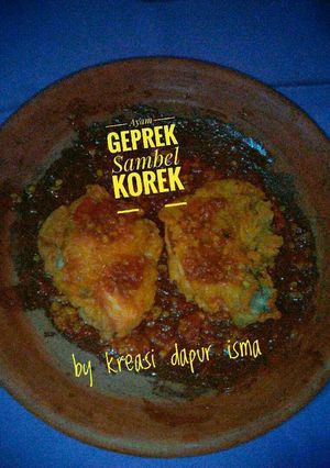 Foto resep Ayam Geprek Sambel Korek