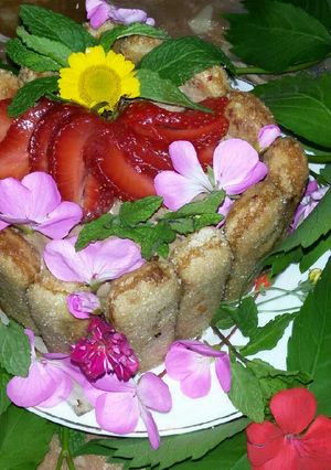 Une photo de Charlotte aux fraises