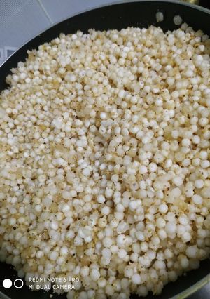 A picture of Sabudana kichidi.