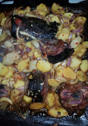 A picture of Baked potatoes 😋😋😋😋😋😋.