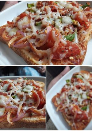A picture of Bread Pizza.