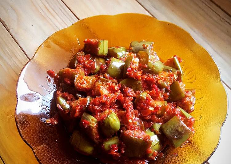 Recipe: Appetizing Sambel Terong