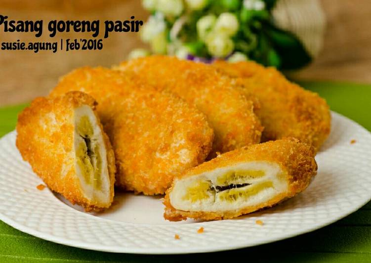 Resep Pisang  goreng pasir  oleh Susi Agung Cookpad