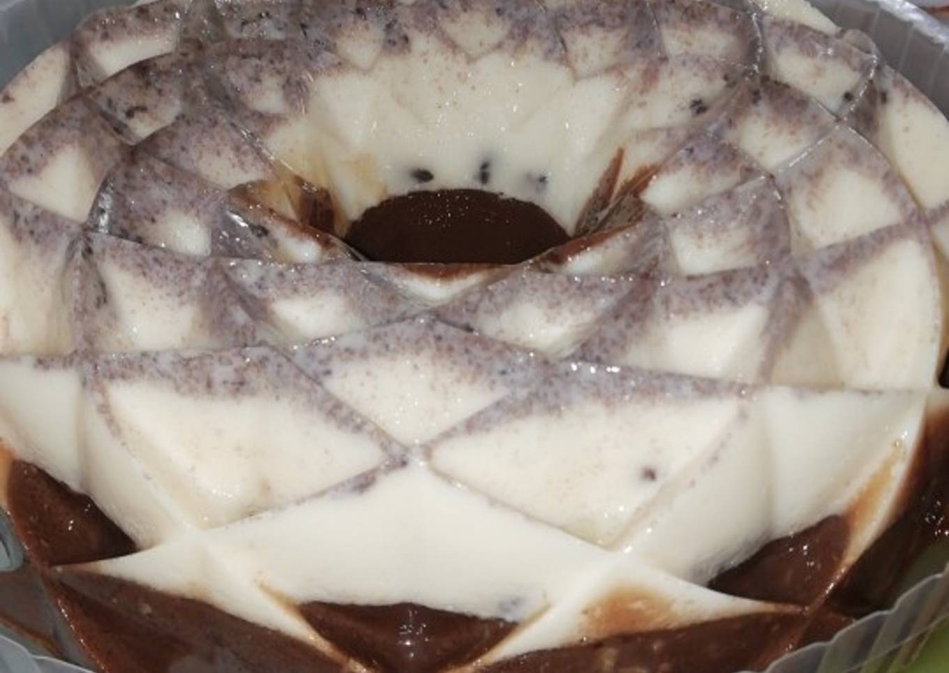 Resep Puding oreo coklat Anti Gagal
