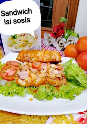 Foto resep Sandwich isi sosis