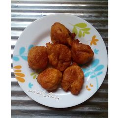 A picture of Plaintain puff puff.