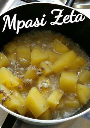 Foto resep MPASI 8+ : Kentang Daging