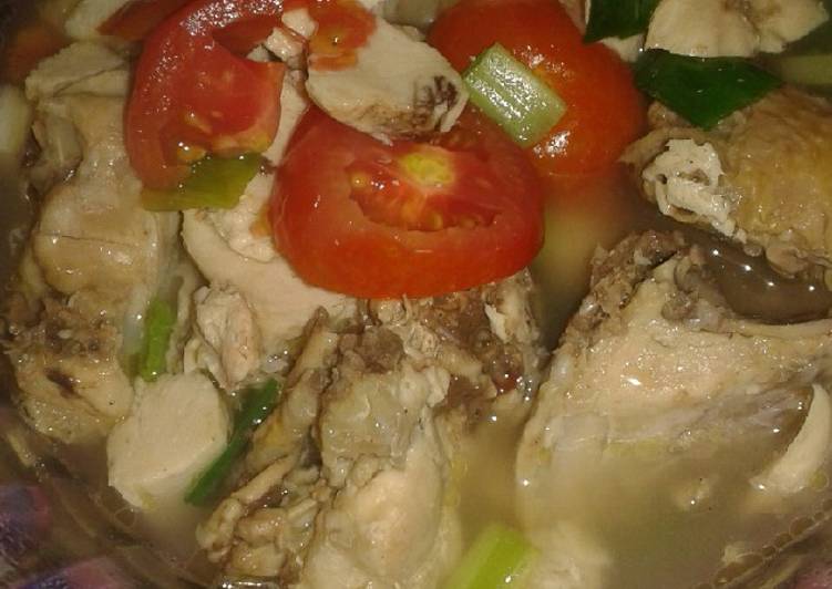 Resep Ayam rebus segar Anti Gagal