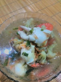 Foto resep Sop Kepiting Sayur
