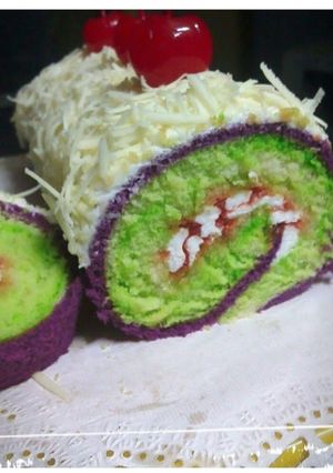 Foto resep Roll lapis pandan