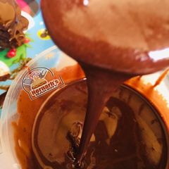 A picture of Homemade chocolate.