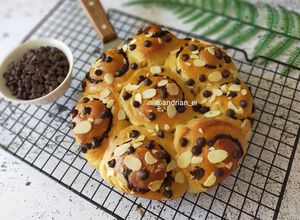 Foto resep Coffee Choco Roll Bread (Ulen 5 menit)
