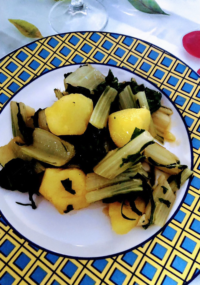 Una foto de Acelgas cocidas con patatas