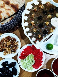 عکسی از دستور آش گندم 😋 (آش آبادان)