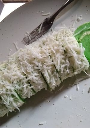 Foto resep Bolu gulung pandan kukus