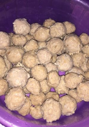 Foto resep Bakso Homemade kenyal tanpa es batu❌