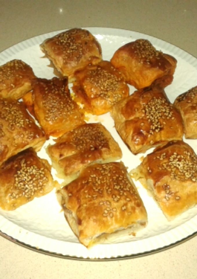Una foto de Frivolidades de hojaldre saladas